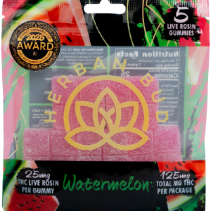 Delta-9 THC Gummies – 125mg ~ Watermelon