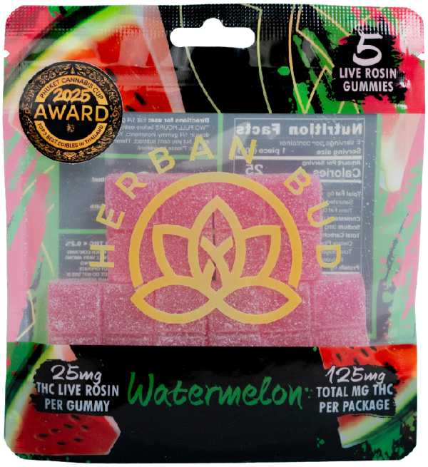 Delta-9 THC Gummies - 125mg ~ Watermelon