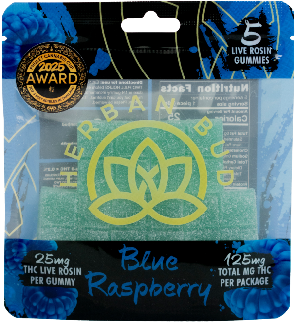 Delta-9 THC Gummies - 125mg ~ Blue Raspberry