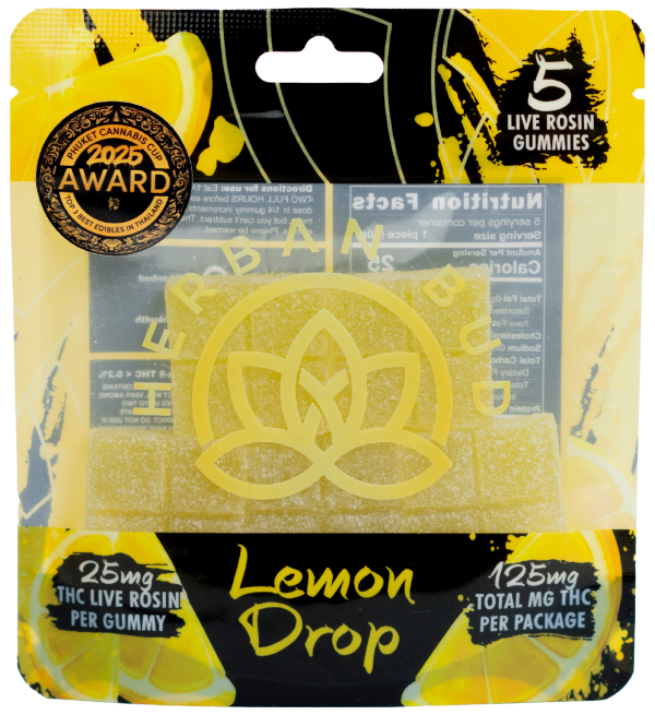 Delta-9 THC Gummies - 125mg ~ Lemon Drop