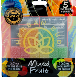 Delta-9 THC Gummies – 125mg ~ Mixed Fruit