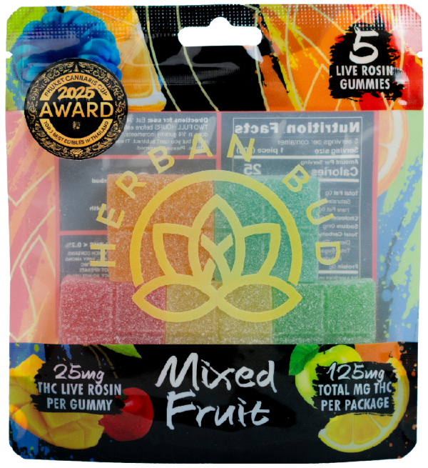 Delta-9 THC Gummies - 125mg ~ Mixed Fruit