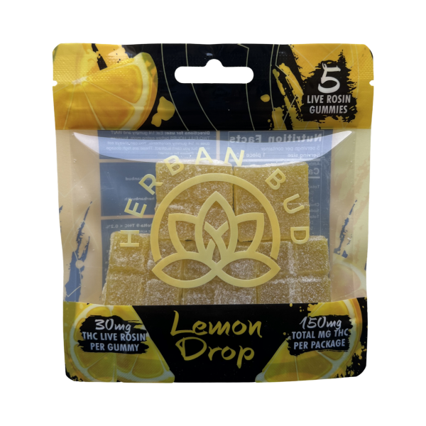 Lemon Drop Herban Bud Gummies